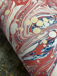 Image 2 of One-of-a-kind hand marbled paper - No.8