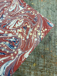 Image 4 of One-of-a-kind hand marbled paper - No.8