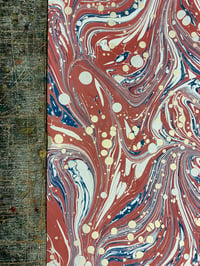 Image 5 of One-of-a-kind hand marbled paper - No.8