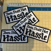 Image of HASSLE embroidered patch 