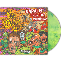 Image 1 of THE BULLET BITERS - NAPALM OVER THE RAINBOW (LP) SLIME GREEN 