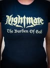 T-SHIRT "THE BURDEN OF GOD" GIRLY