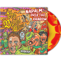 Image 1 of THE BULLET BITERS - NAPALM OVER THE RAINBOW (LP) "NAPALM RED"