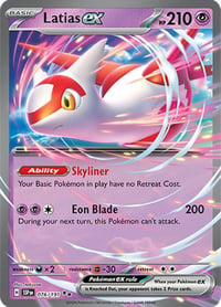 Latias ex - 076/191 - SV08: Surging Sparks - Near Mint