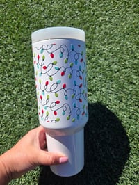 Christmas Lights 40oz tumbler 