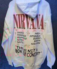 Image 2 of NIRVANA UTERO CONCERT HOODIE 