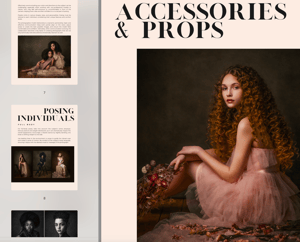 Image of Posing Guide - Effective Tips and Posing Ideas for Fine Art Portrait Photography - PDF file