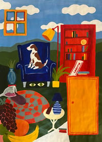 'Lu in the sitting room' 