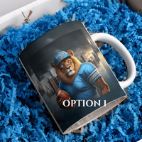 Image 1 of Detroit Lions Inspired 11oz Ceramic Mug-5 Options to Choose From!