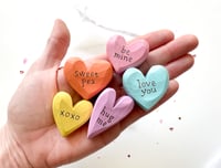 Image 1 of Mini Conversation Heart Set - Sweet Pea