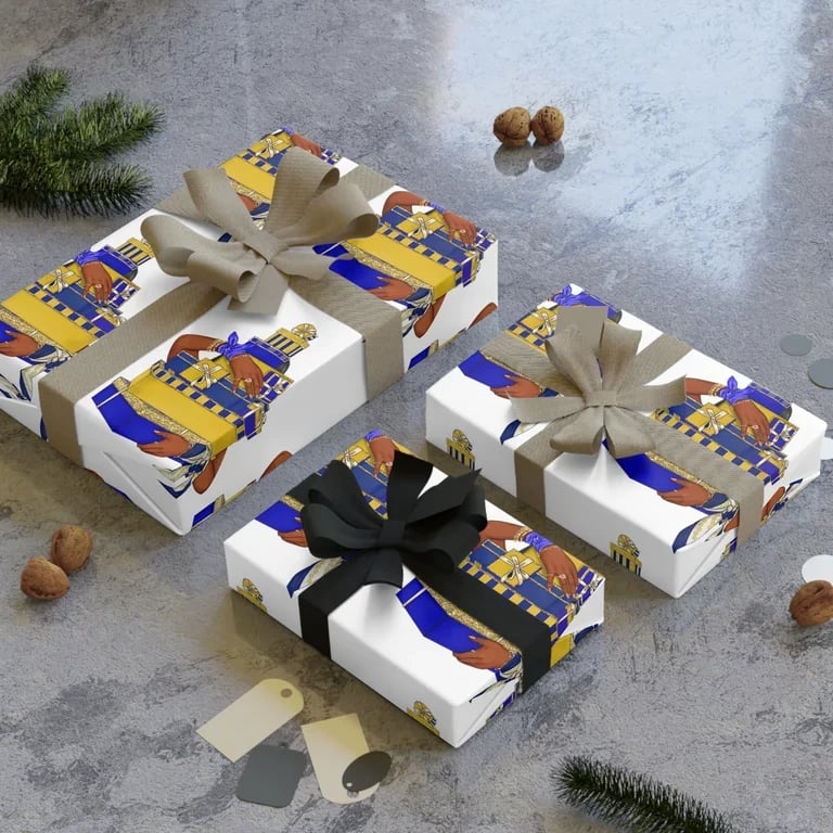 Image of Sorority Inspired Gift Wrapping Paper