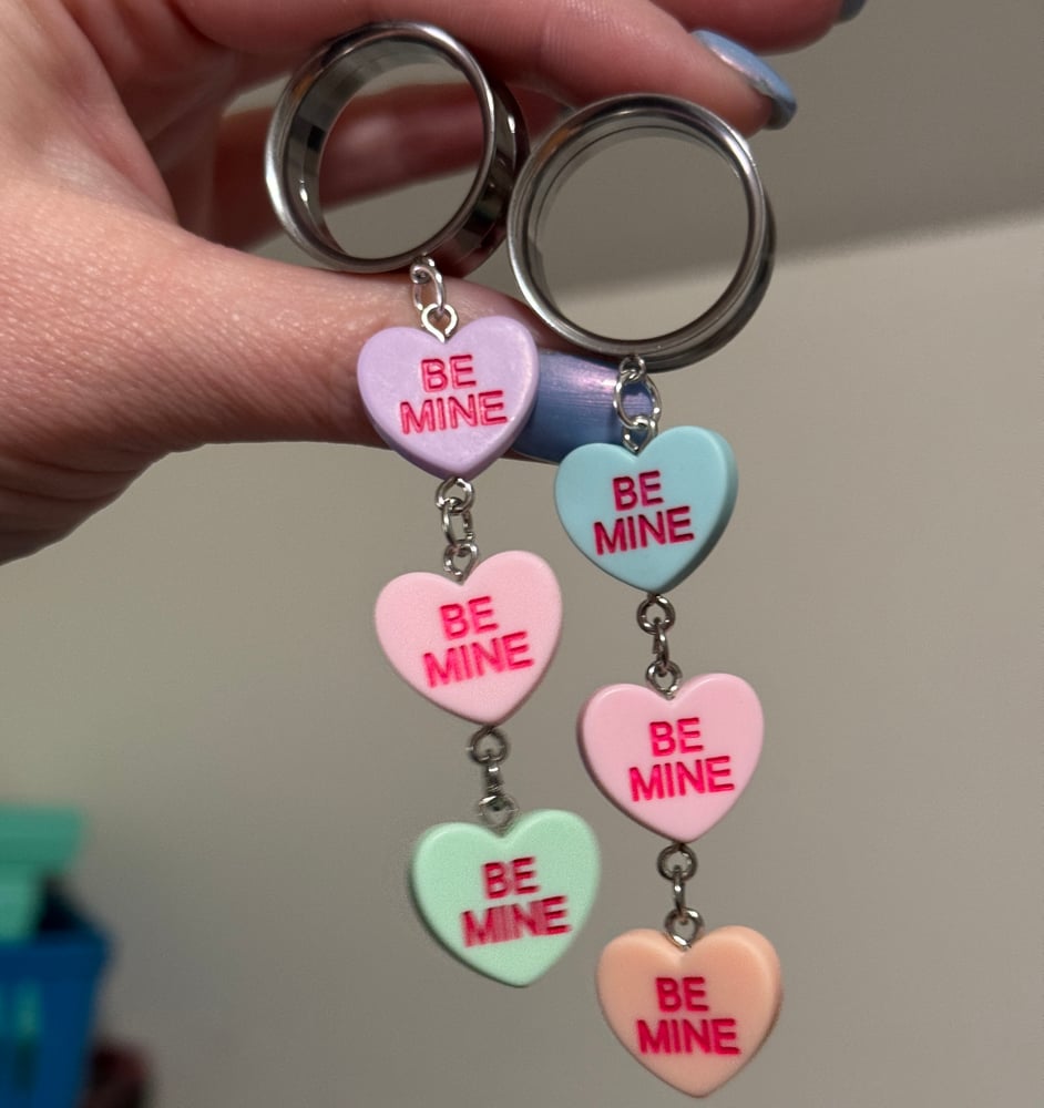 Image of Be Mine Dangles (sizes 2g-2")