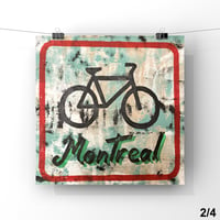 Image 2 of Hand stamping serie "Vélo II"