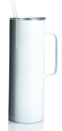 Custom 20 oz Skinny Tumbler with Handle 