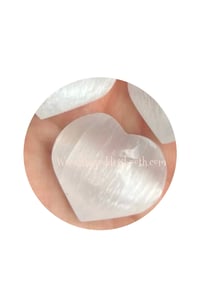 Selenite Heart