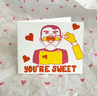 Image 6 of Valentine's Day Mini Greeting Cards & Holographic Stickers