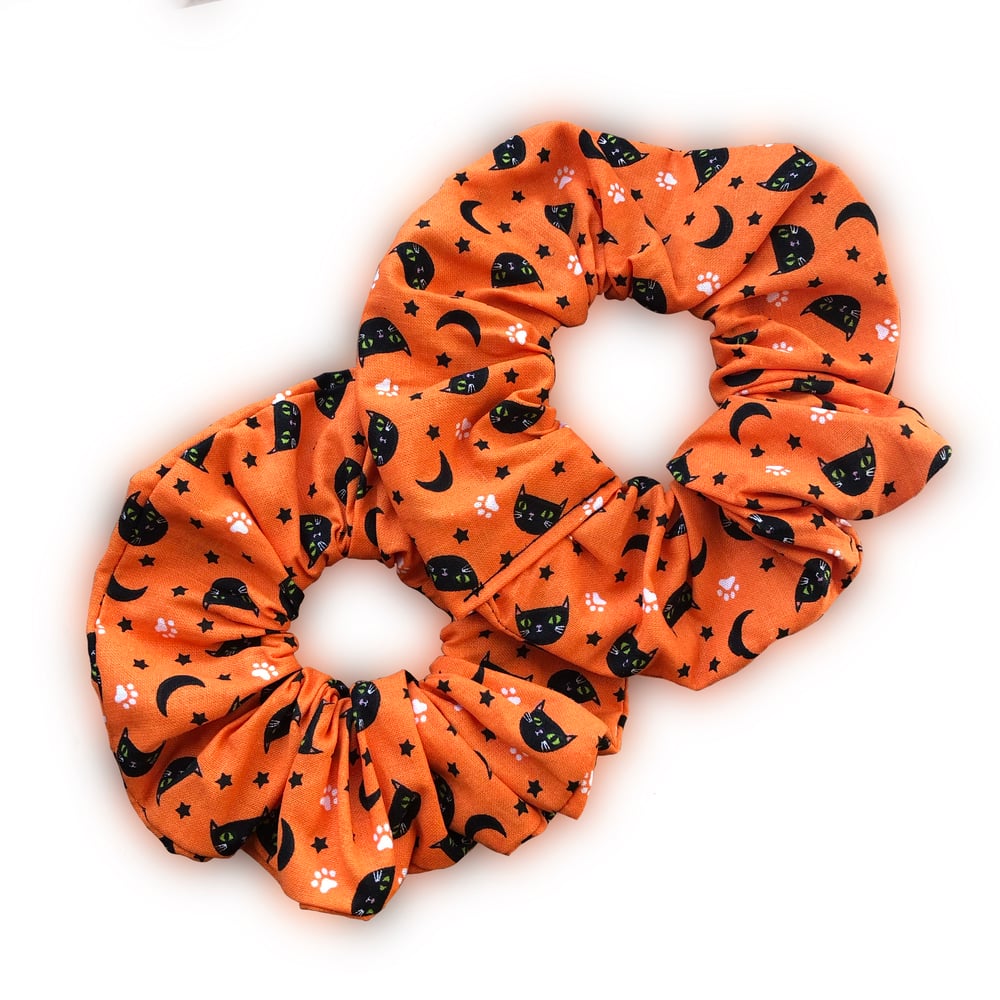 Celestial Cat Scrunchie