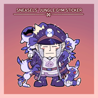 SNEASELS' JUNGLE GYM STICKER