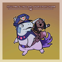 HISUI PMD AU INGO AND AKARI EPOXY CHARM