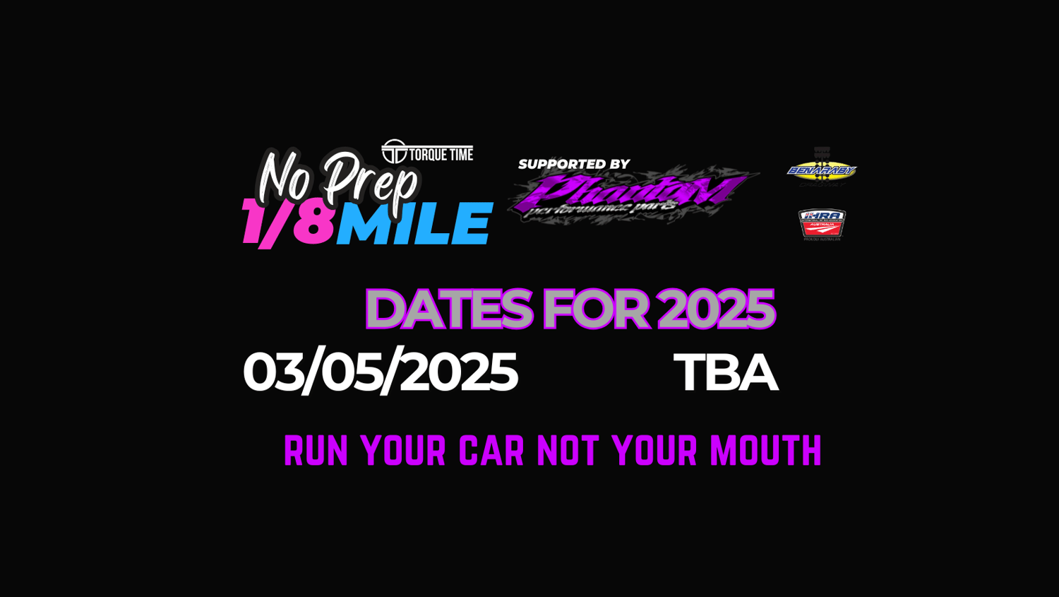 Image of No Prep 1/8 Mile Benaraby 03/05/2025