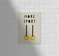 Postkarte - MORE SPORT