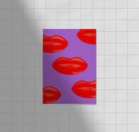 Postkarte - LIPS