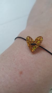 Image 3 of  zapestnica SRCE X - ZLATA // omejena izdaja // bracelet HEART X - GOLD // limited edition