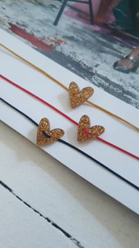 Image 1 of  zapestnica SRCE X - ZLATA // omejena izdaja // bracelet HEART X - GOLD // limited edition