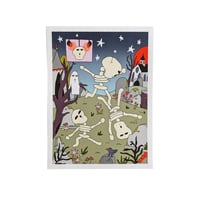 Image of 'Spooky Scary Skeleton' Fine Art Print