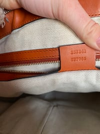 Image 22 of Gucci GG Canvas Orange Web Top Handle Bag