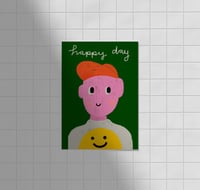 Image 1 of Postkarte - happy day / Smileypulli