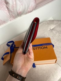 Image 5 of Louis Vuitton Emelie Damier Ebene Red Purse