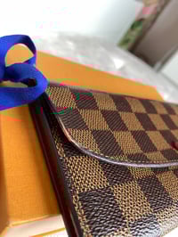 Image 6 of Louis Vuitton Emelie Damier Ebene Red Purse
