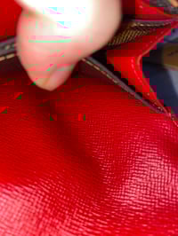 Image 14 of Louis Vuitton Emelie Damier Ebene Red Purse