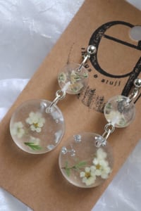 Image 2 of dried flower earrings, matte