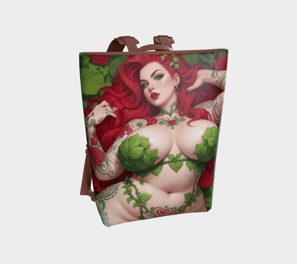 Image of Poison Ivy Vegan Leather Backpack