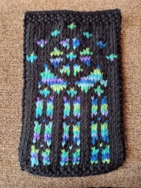 Image 16 of Stained Glass Window Knitted Tapestry 