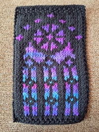 Image 14 of Stained Glass Window Knitted Tapestry 