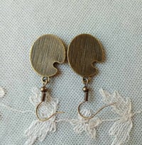 Image 10 of Bronze Artists Palette Charm Earrings