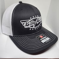 Image 2 of BBG Snapback White,Black w/ White stitching 
