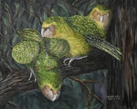 3 KAKAPOS PAINTING