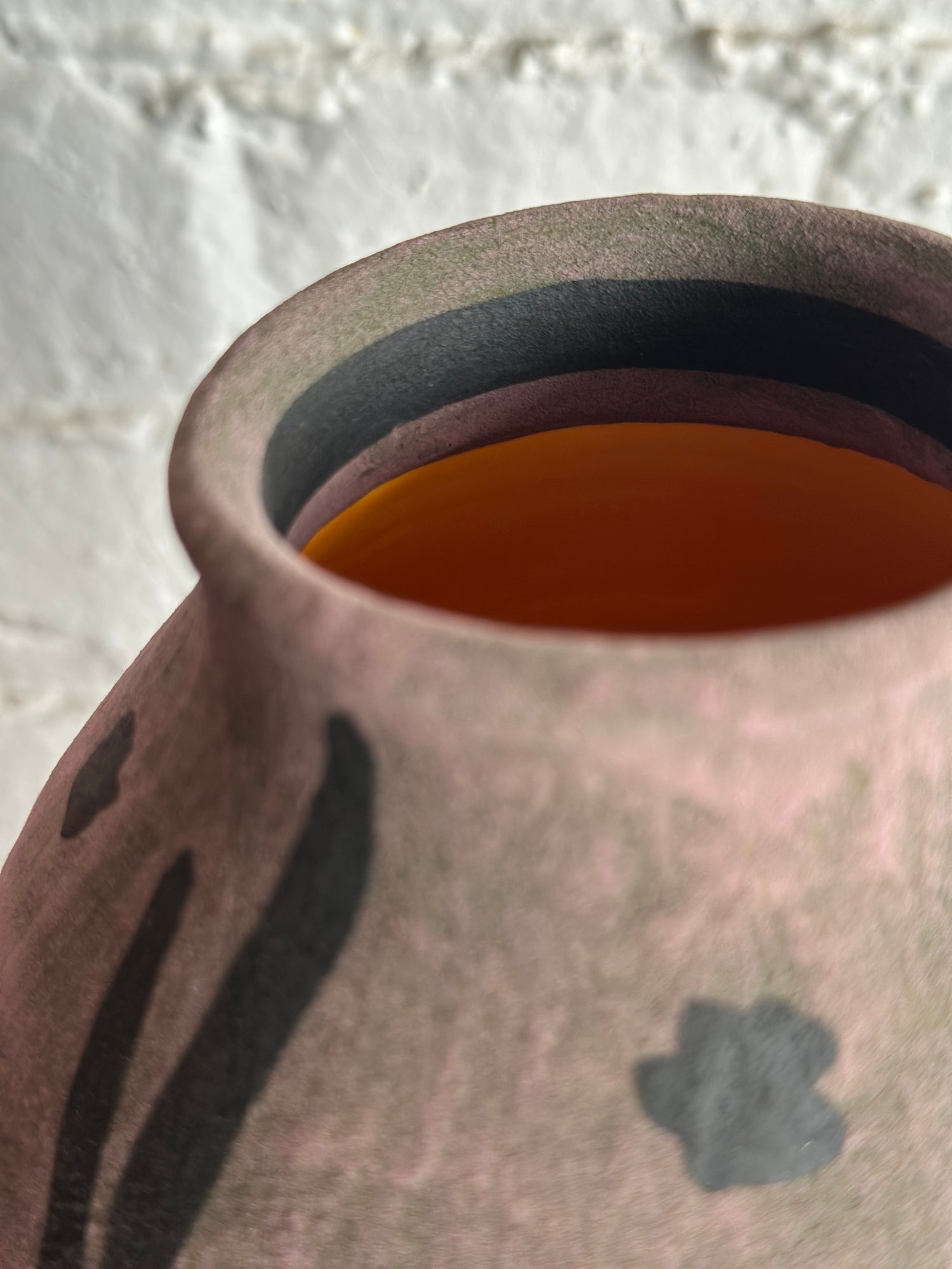 Image of Painted Grass Bottle Vase