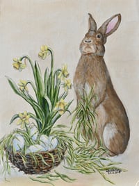 EASTER BUNNY PAINTING