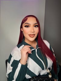 Burgundy Rose Luxe 13x4 HD Lace Front Wig 200% Density 