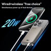 MSL 5000mAh Magnetic Wireless Power Bank PD20W Fast Charging
