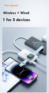 MSL 10000mAh Magnetic 3-in-1 Wireless Power Bank with PD20W Fast Charging