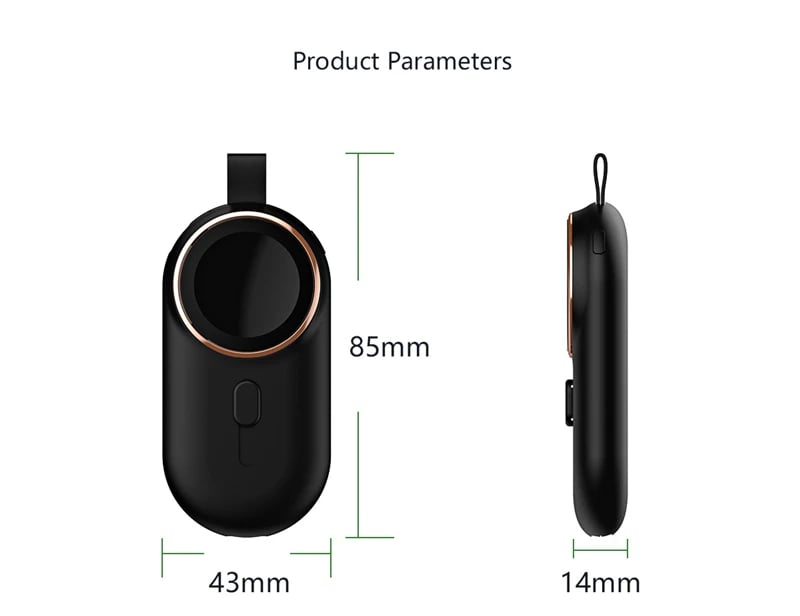 MSL 2000mAh Magnetic Wireless Charger for Apple Watch and iPhone