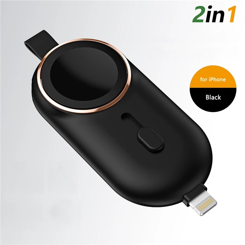 MSL 2000mAh Magnetic Wireless Charger for Apple Watch and iPhone