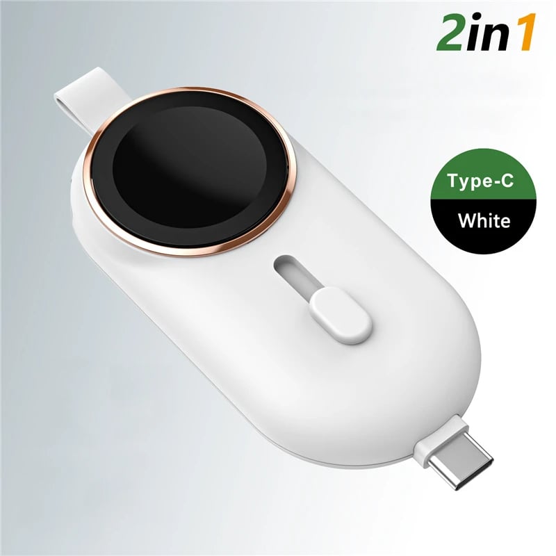 MSL 2000mAh Magnetic Wireless Charger for Apple Watch and iPhone