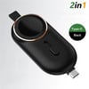 MSL 2000mAh Magnetic Wireless Charger for Apple Watch and iPhone